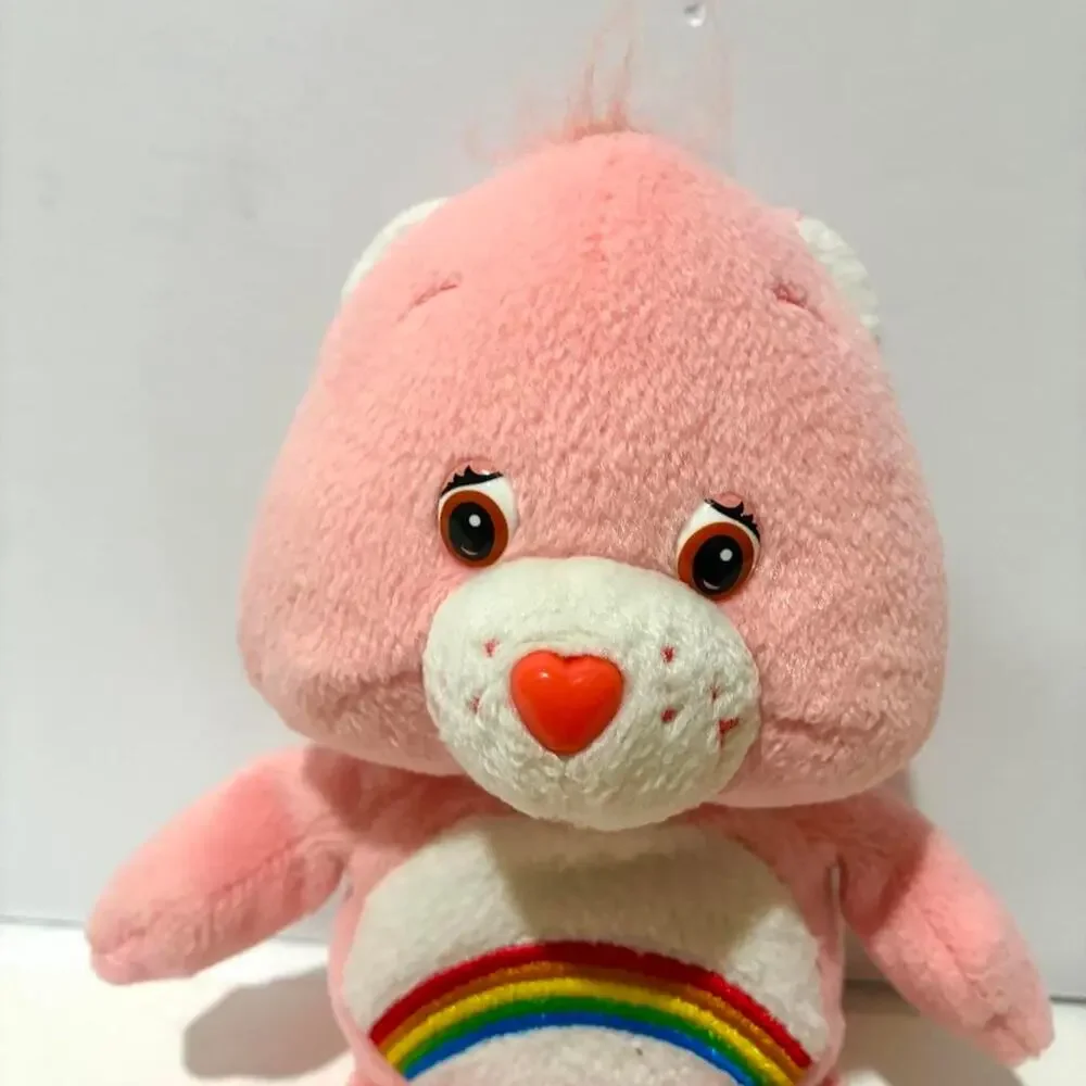 2002  Care Bears Cheer Bear Rainbow Pink 8
